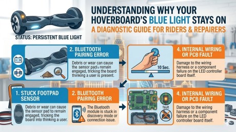 Why Does My HOVERBOARD<sup>&reg;</sup> Blue Light Stay On