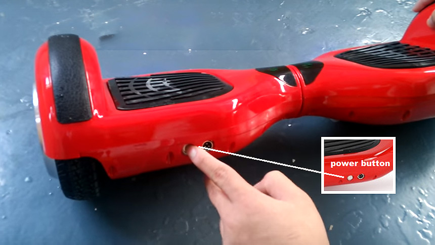 how to restart a hoverboard