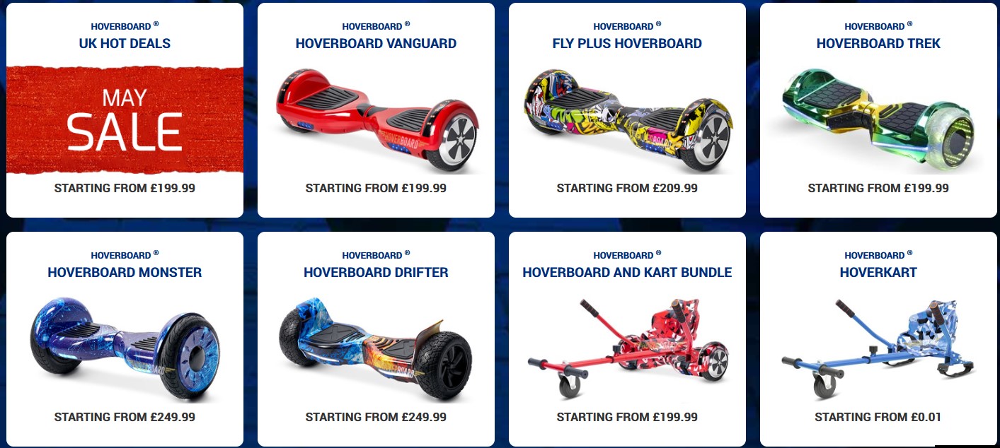 How Much Does a hoverboard Cost in the UK