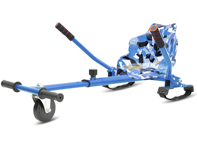 Blue Camo Kart by Hoverboard