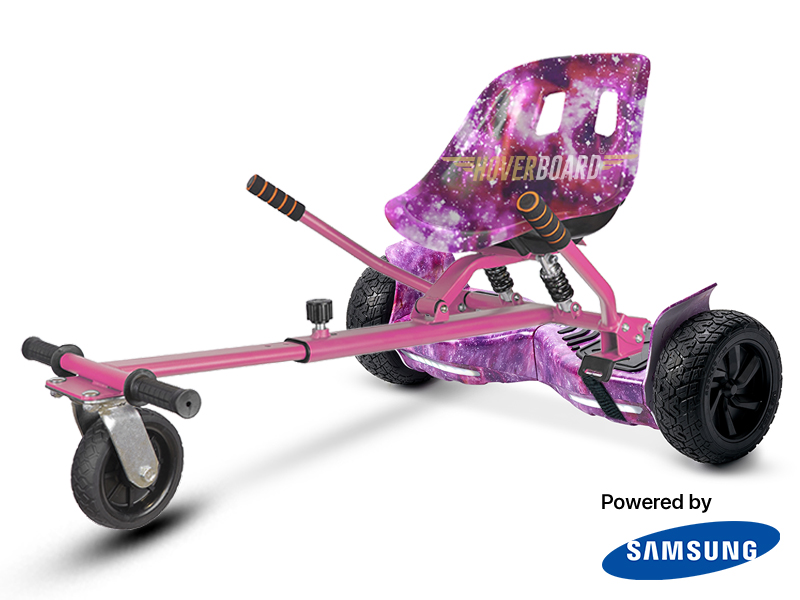 Drifter Pink Galaxy with Pink Galaxy Suspension Hoverkart