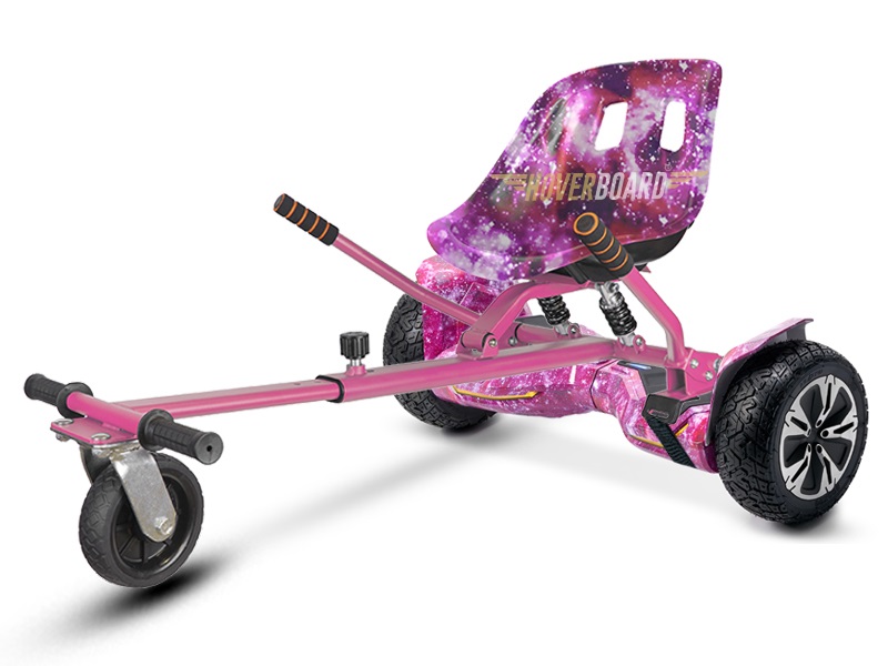Drifter Pro Pink Galaxy with Pink Galaxy Suspension Hoverkart