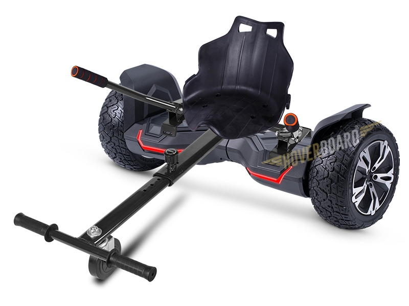 Drifter Pro Black With Classic Kart By HOVERBOARD