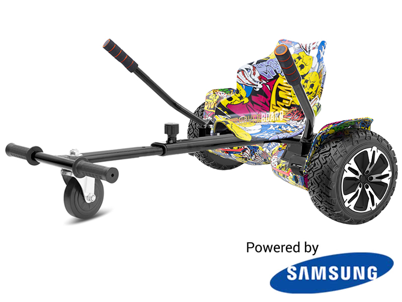 Drifter Pro Urban Graffiti with Urban Graffiti Kart By HOVERBOARD