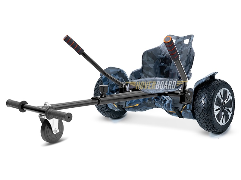 Drifter Pro Black Camo With Black Camo Kart By HOVERBOARD