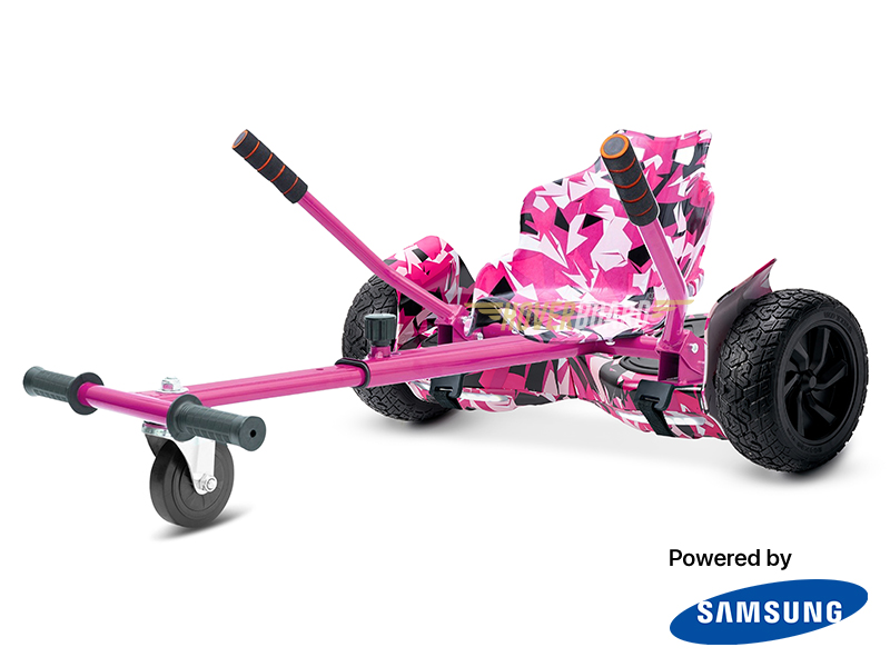 Drifter Pink Camo With Pink Camo Kart By HOVERBOARD