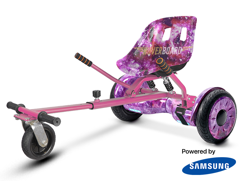 Monster Pink Galaxy with Pink Galaxy Suspension Hoverkart