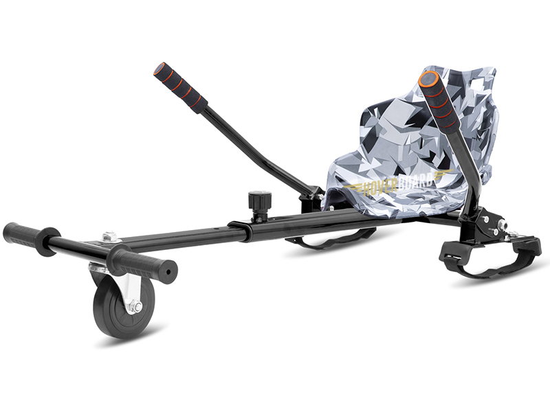 White Camo Classic Kart by Hoverboard
