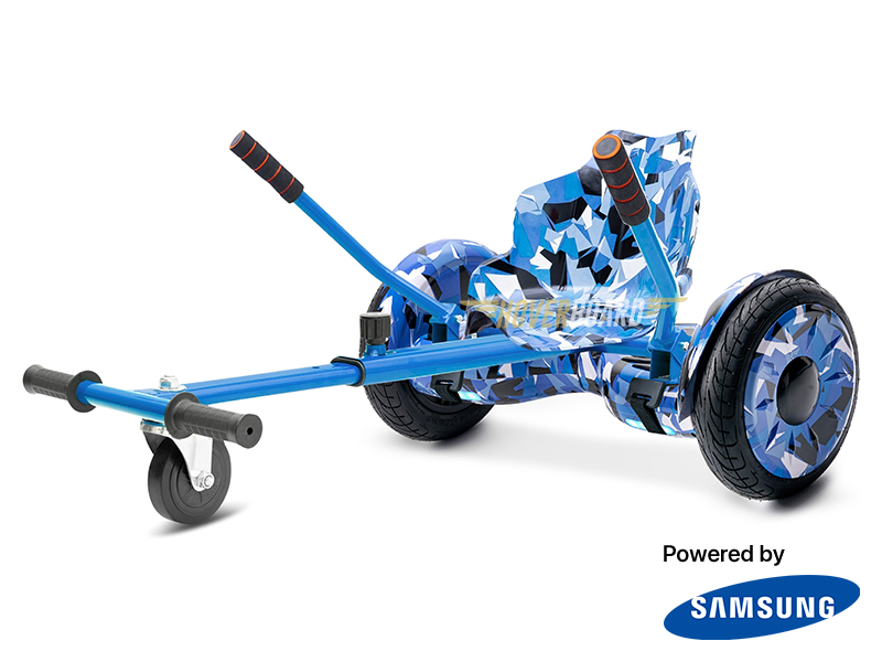 Monster Blue Camo with Blue Camo Kart By HOVERBOARD