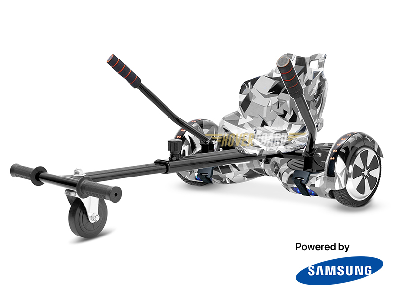 Fly Plus White Camo with White Camo Hoverkart