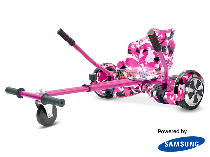 Fly Plus Pink Camo with Pink Camo Hoverkart