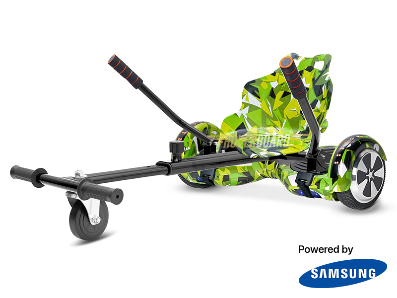 FLY Plus Urban Green Camo With Kart Deal By HOVERBOARD