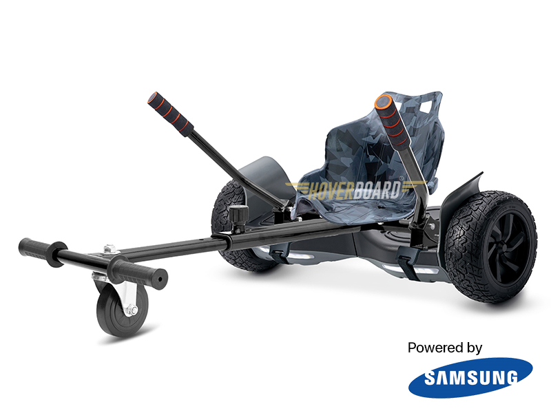 Drifter black With Black Camo Kart By Hoverboard