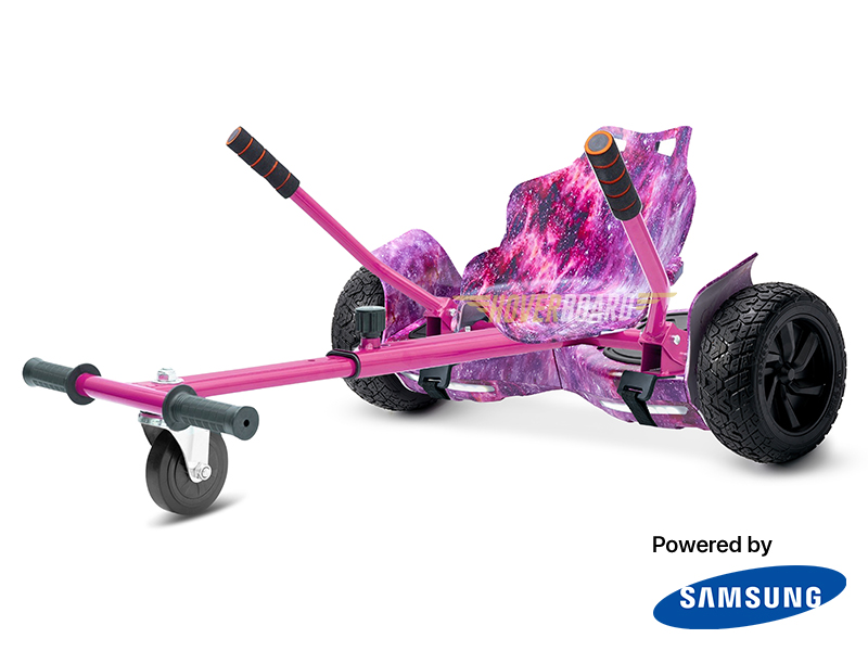 Drifter Pink Galaxy with Pink Galaxy Kart By HOVERBOARD