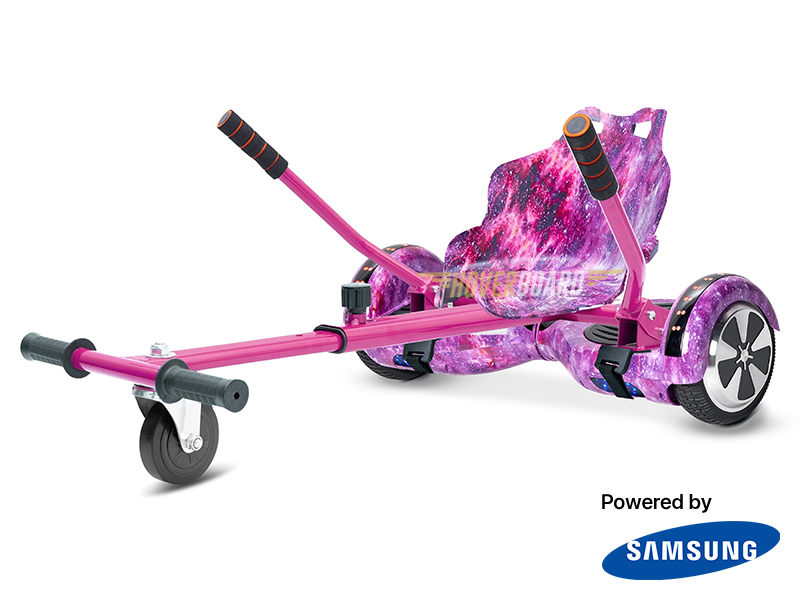 Fly Plus Pink Galaxy with Pink Galaxy Hoverkart