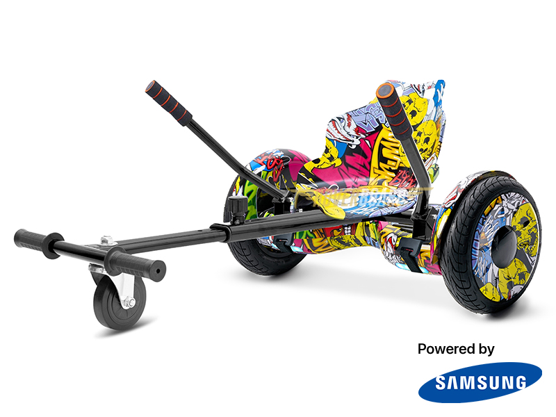 Monster Urban Graffiti With Urban Graffiti Kart By Hoverboard