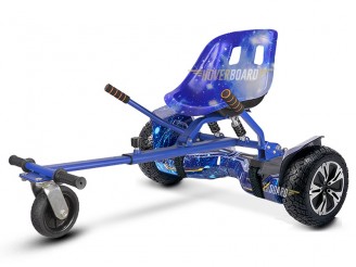 Drifter Pro Blue Galaxy with Blue Galaxy Suspension Kart By HOVERBOARD