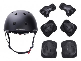 Protective Gear Safety Helmet Knee Elbow Pad Set by HOVERBOARD