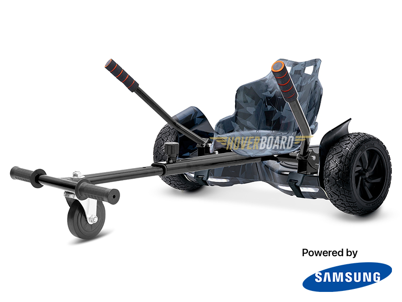 Drifter Black Urban Camo with Black Camo Kart By HOVERBOARD