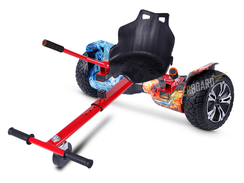 Drifter Pro Fire With Red Classic Kart By Hoverboard