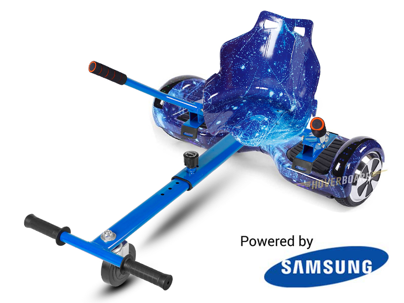 Fly Plus Blue Galaxy with Blue Galaxy Hoverkart